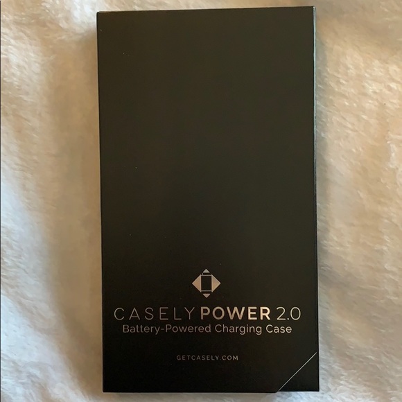 White marble Battery case for iPhone X/XS - Picture 5 of 6